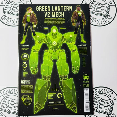 DC Green Lantern V2 Mech #5 of 6 Cover B Dan Mora Variant ComicBook 1st Print NM
