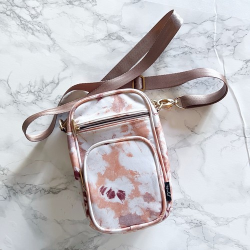 Jujube Mini Helix Crossbody Bag To Dye For Peach Mauve