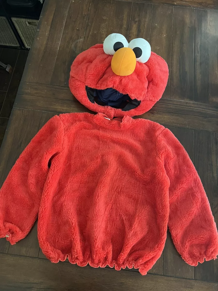 dilemma tilgivet Duplikering Elmo Deluxe Sesame Street Red Muppet TV Book Week Adult Mens Costume L/XL |  eBay