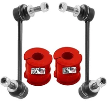 4pc Front Sway Bar Links Bushings For RWD Chrysler 300 Dodge Challenger Charger