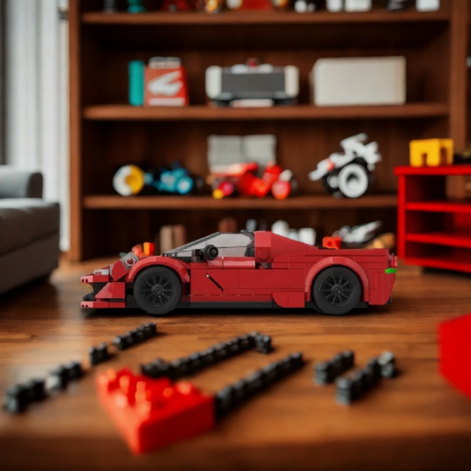 MOC Lego voiture (car) - Ferrari 488 - Photo 2/3