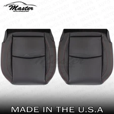 2016 Fits Mazda 3 LEFT & RIGHT Bottom Black Leather Seat Cover Perforated