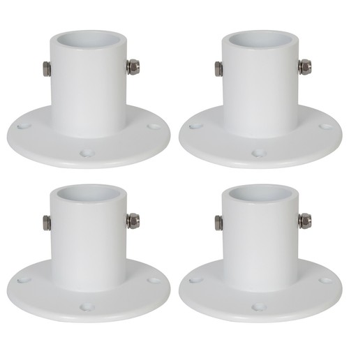 Aluminum Slide Deck Flange w/ Flange Bolt For Inground Swimming Pools 4 pcs - Picture 12 of 14