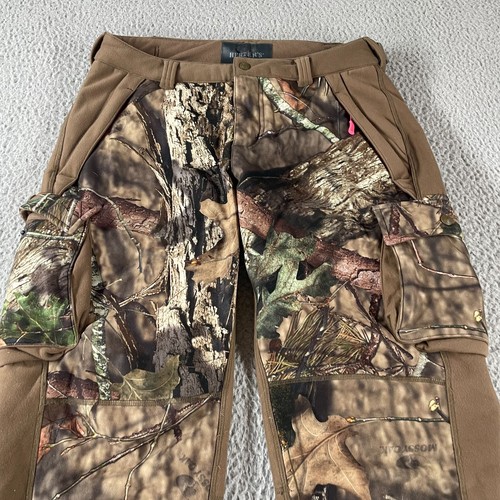 Cabela's Herter's Mossy Oak Fleece Lined Hunting Pants Size Medium Camo Hunting - Picture 2 of 16
