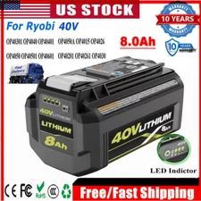 BRAND NEW for Ryobi OP40605 8ah 40V Lithium Ion Battery High Capacity OP4015 NEW