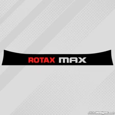 ROTAX MAX STYLE HELMET VISOR STICKER/STRIP - KARTING 