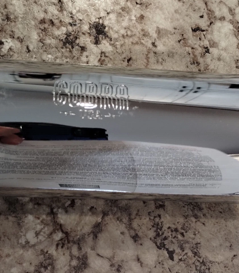 TOTALMENTE NUEVO Cobra "Ride Loud" Tubo de escape único Cromo 6003R y Pegatina COBRA Foto 2 de 4