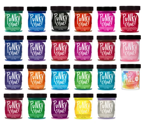 3 X Jerome Russell Punky Colour Semi-Permanent Hair ColorChoose from 23 colors
