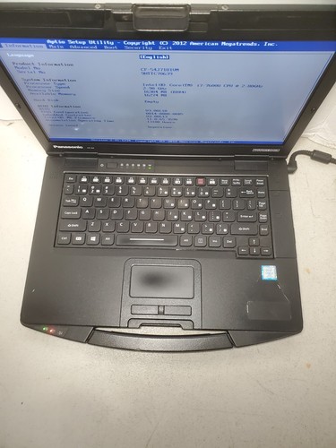 Panasonic Toughbook CF-54 Laptop i7-7600U 16GB RAM No SSD/HDD/OS! READ! #69 - Picture 3 of 5
