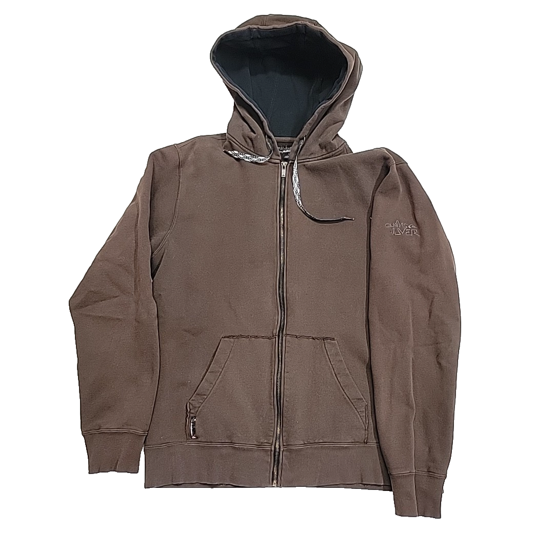 Quiksilver ジップ フード ジャケット ビンテージ スケート サーフ Vintage Quiksilver Full-Zip Embroidered Skateboarding Y2K