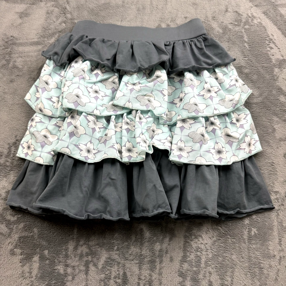 Falda Matilda Jane Niñas Talla 10 Volantes En Niveles Floral Boho Girly Lagenlook Foto 2 de 4
