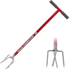 Garden Weasel Garden Claw - Long Handle | Cultivate, Loosen, Aerate, Weed | Gar