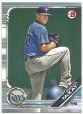 Brendan McKay Tampa Bay Rays 2019 Bowman Baseball Prospects Card