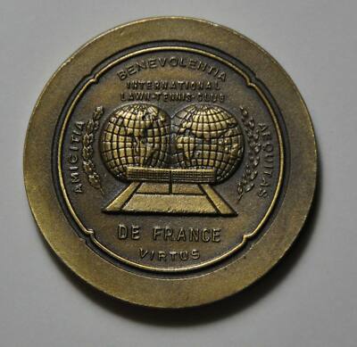Médaille Jean Borotra – International Lawn Tennis Club De France – Roland Garros