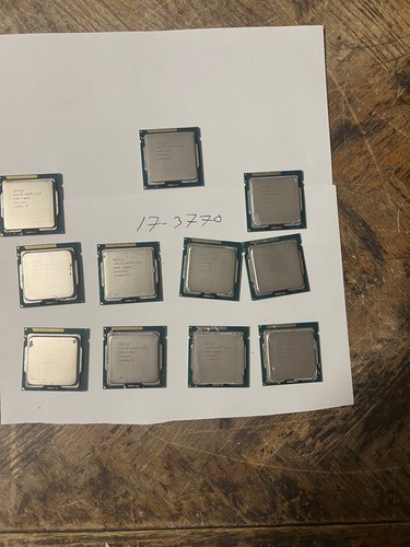 LOT OF 11 Intel Core i7-3770 4 Cores 8 Threads 3.4GHz LGA 1155 CPU