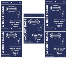 Fits For EnviroCare 9066900, 90669, 906-69-00 Type C Vacuum 15 Paper Bags