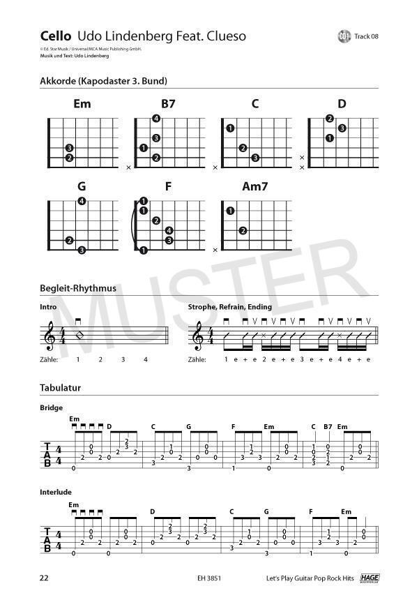 Thumbnail - Let's Play Guitar Pop Rock Hits + 2 Cds | Alexander Espinosa | Buch |