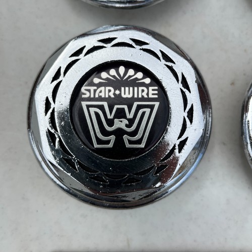 VINTAGE WELD WHEELS, INC. STAR*WIRE 602-6123 Silicone Emblem - Set of 4 - Picture 4 of 10