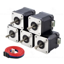 STEPPERONLINE 5X Nema17 Stepper Motor 78oz.in 2A 48mm CNC Robot Reprap Makerbot