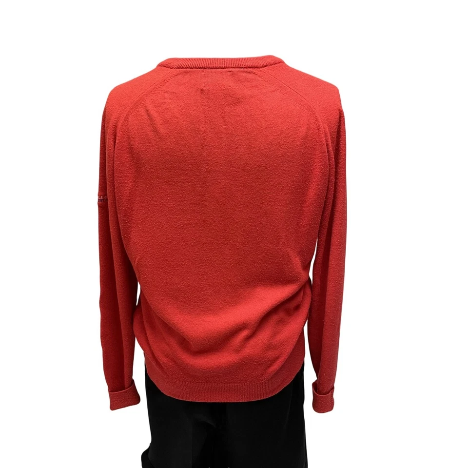 Suéter De Colección Años 80 Ben HOGAN Tour Rojo Knoxville Abierto Golf TORNEO PERSONAL Cuello en V Foto 4 de 4