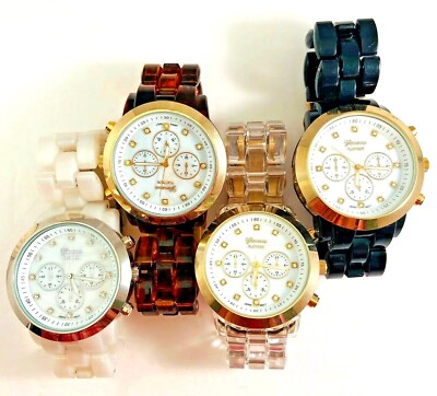 Montre Geneva Ultimate Lifestyle - Étanche - Cadran Diamant - Neuf Avec étiquettes - Look élégant