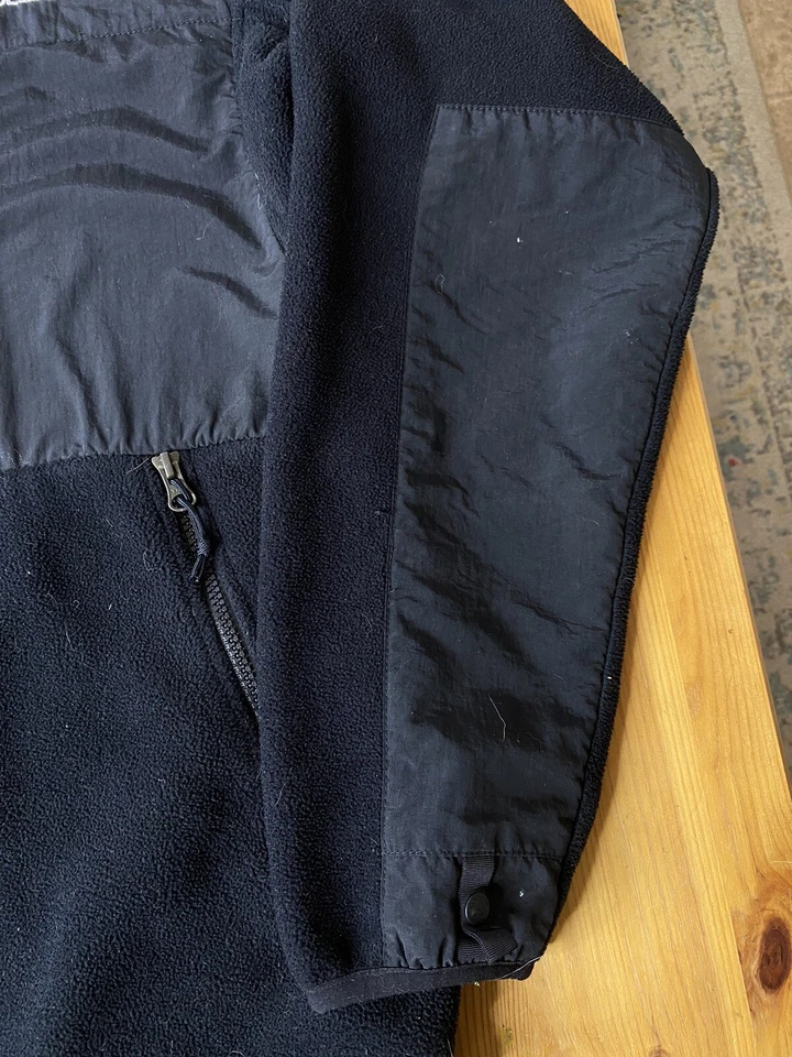 Chaqueta para mujer The North Face mediana negra polar Denali Polartec senderismo al aire libre Foto 4 de 4