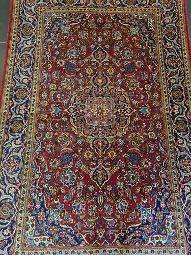 Keshan Orientteppich Handgeknüpftes 205x131cm - Bild 14 von 24