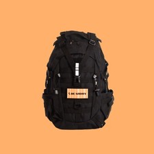 Everyday Onyx Black Backpack 25L with Electric Orange