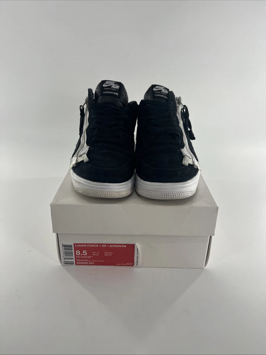Nike Lunar Force 1 Low Acronym Black White for Sale - Authenticity