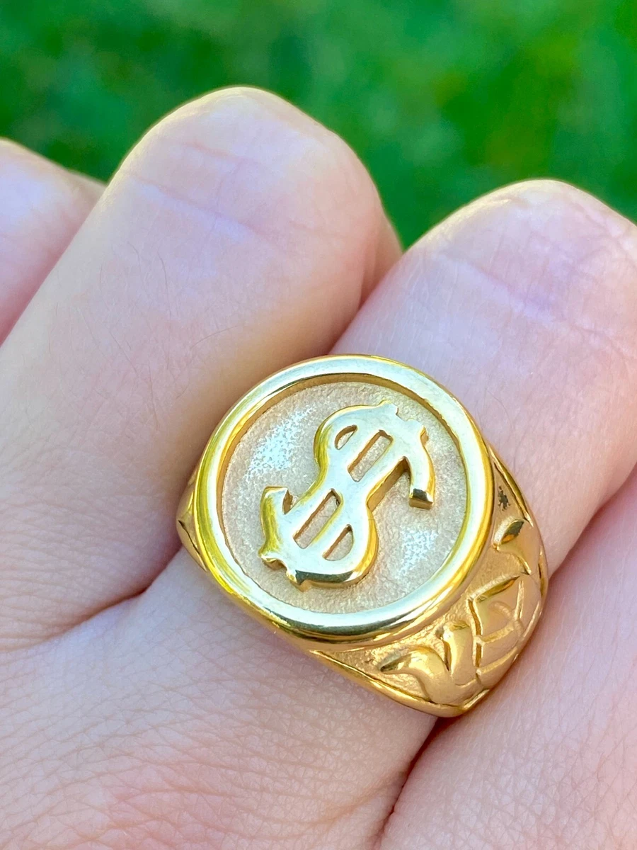 Men's dollars design store in gold