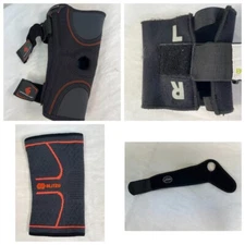 Lot of 3pcs – Knee Support Brace, Sleeve–Shock Doctor, Be Active & other + Bonus
