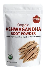 Ashwagandha Root Powder Organic, Withania Somnifera Stress Relief 4 8 16 oz FSH