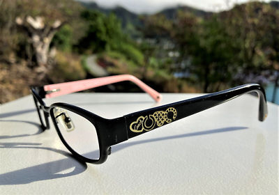 Coach Willow Eyeglasses HC 5007 9044 Satin Black Frames 50 