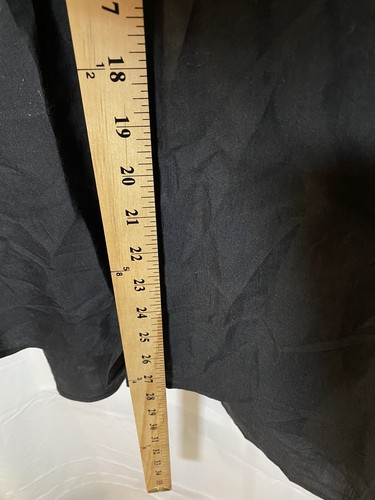 Daniel Ellissa Button Up Shirt Adult XL 17 1/2 35/36 Black Long Sleeve Mens - Picture 8 of 8