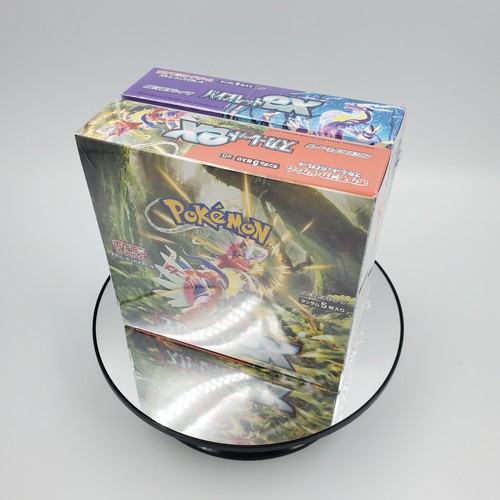 Tarjeta de Pokémon escarlata y violeta caja de refuerzo escarlata ex y violeta ex sv1S sv1V - Imagen 18 de 24