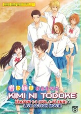 DVD Anime Kimi Ni Todoke Staffel 1+2+3 (1-42 Ende) + Live Action Film Englisc...