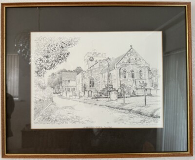 Kirche St. Johannes der Täufer Berkswell authentisches Bild von Trevor Bolt