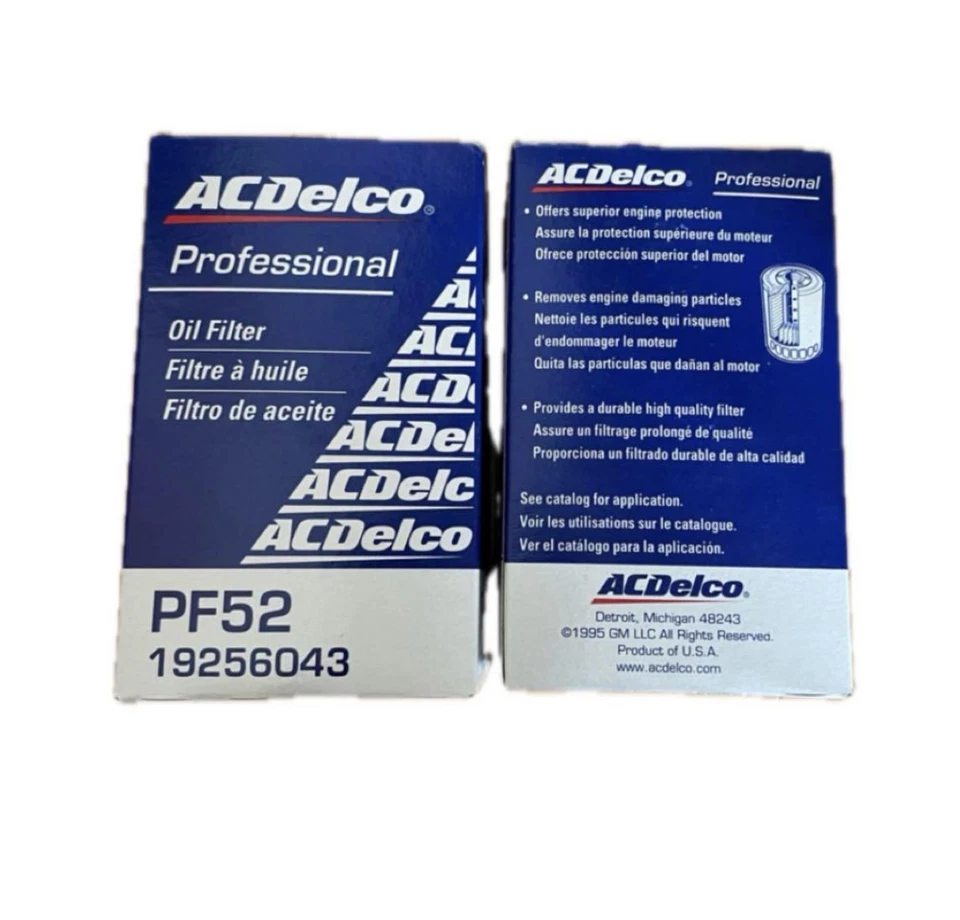 Filtro de aceite original AcDelco 19256043 BUICK CHEVROLET OLDSMOBILE OPEL PONTIAC ROVER Foto 2 de 3