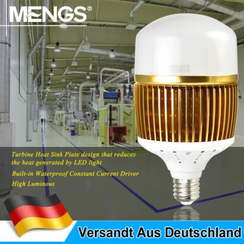 E40 50W/100W/150W LED Glühlampe Leuchtmittel Energiesparlampe Werkstatt Keller - Bild 31 von 40