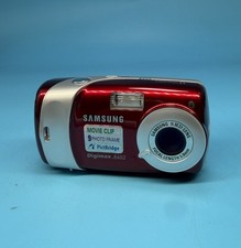 Samsung Digimax A402 4.0MP Digital Camera, Red - Tested