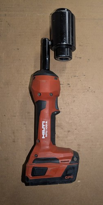 #ad #ad HILTI NPU 100 A Cordless Knockout Punch B22 BATTERY $550.00