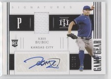 2021 National Treasures Game Gear Materials Signatures 81/99 Kris Bubic Auto ii1