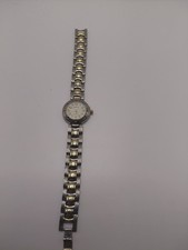 Geneva Women's Quartz Two-Tone Metal Bracelet White Dial Arabic Watch