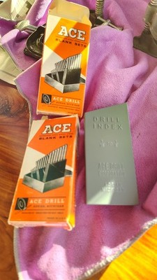 Ace Drill drill bit case & 12 drills