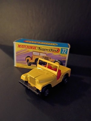 Matchbox Superfast #72 Standard Jeep Mint In Crisp Original G Box