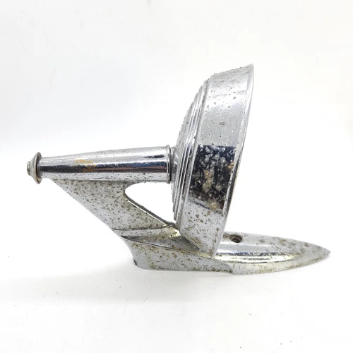 Vintage 1950's/60's Mopar Side View Mirror Chrome Old Car Rat Rod Restore Pitted