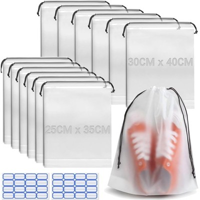 12 Stück Schuhbeutel Reise Schuhtaschen Schuhsack PE Reisen Gadgets Shoe Bag ...