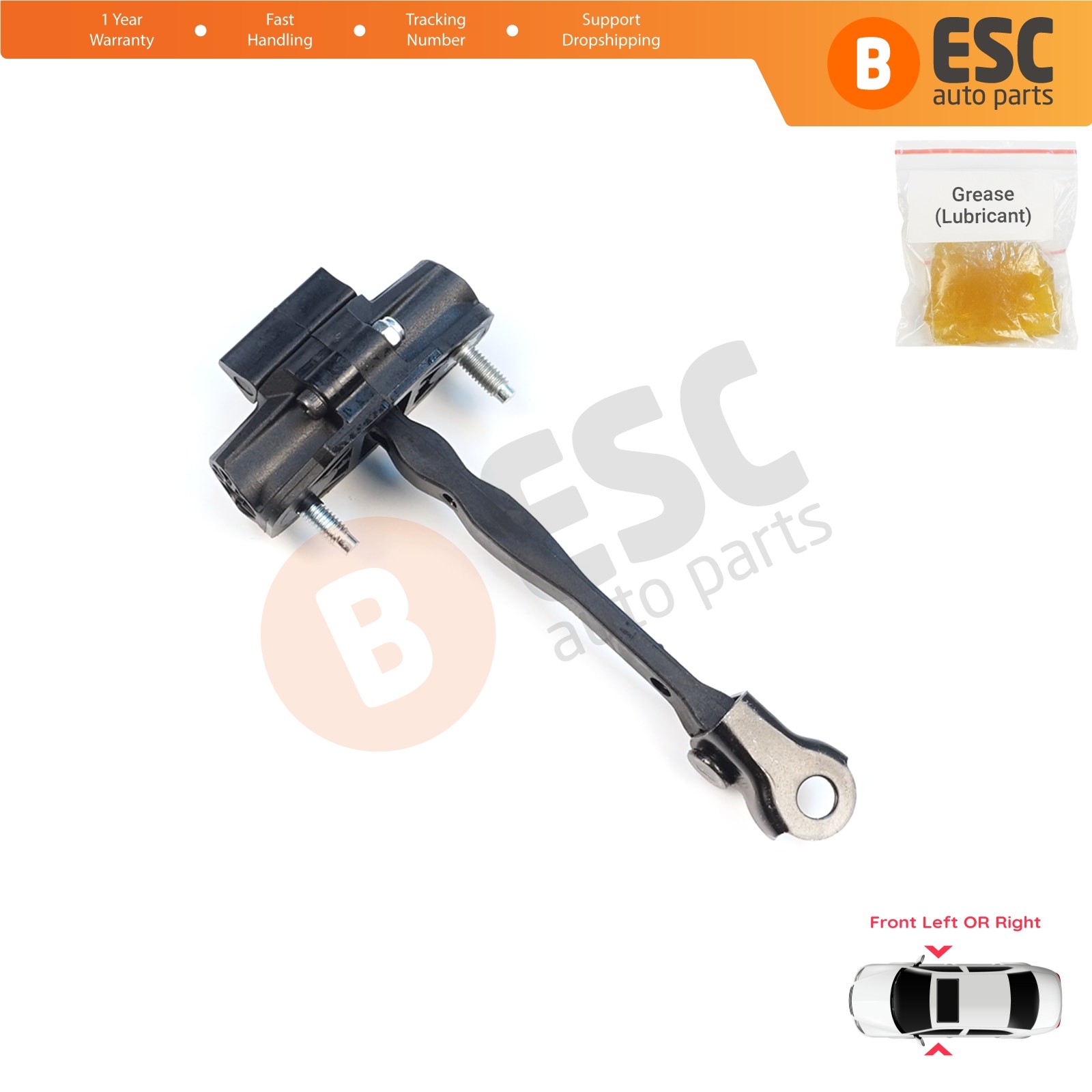 Front Door Stop Check Assy Limiter for Ford Tourneo Transit Courier MK2 2023-On