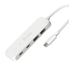 j5create Eco-Friendly USB-C to 4-Port USB-C and USB-A Gen 2 Hub