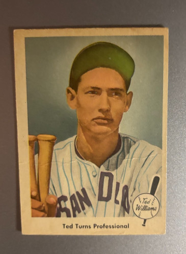 Ted Turns [Professional] #6 1959 Fleer Ted Williams card